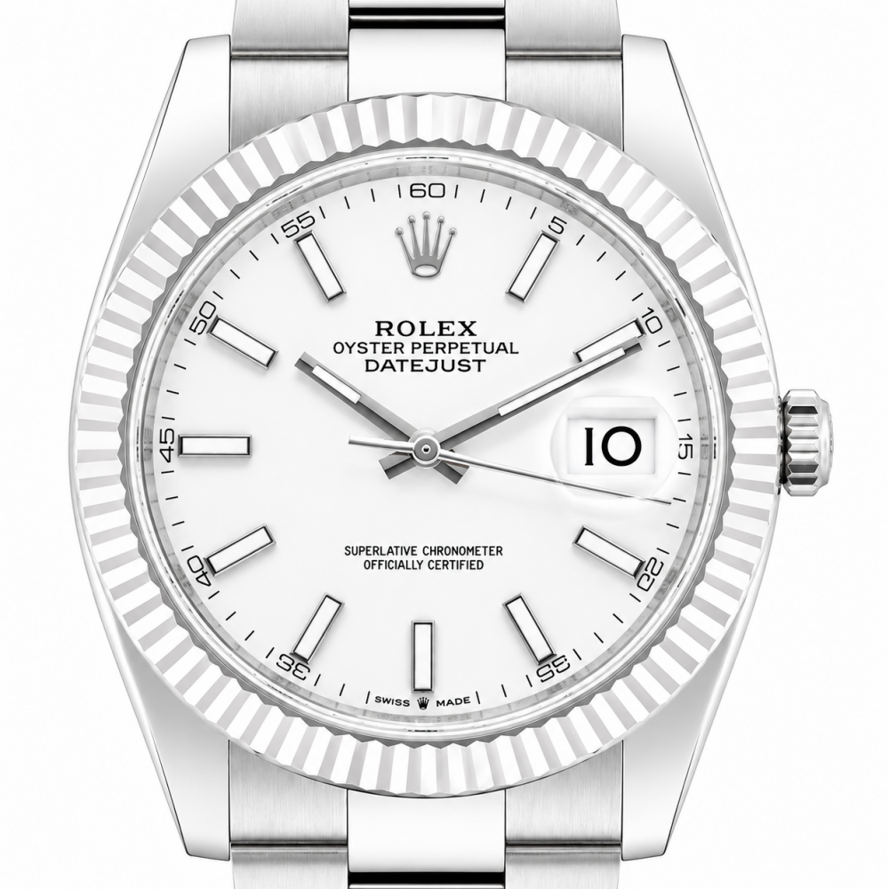 Unworn Rolex Datejust 41MM 126334 White Dial Watch